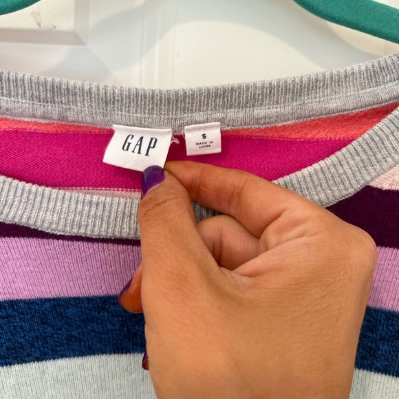 GAP Multi-Color Striped Sweater - Picture 2 of 5